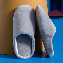 Slippers Warm Women Indoor House Plush Soft Bottom Cute Cotton Flip Flop Floor Shoes Winter Slides Guest Slipper For Bedroom