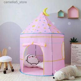 Toy Tents Kid Tent Play House Toys Portable Castle Children Teepee Play Tent Ball Pool Camping Toy Birthday Christmas Outdoor Gift Q240528