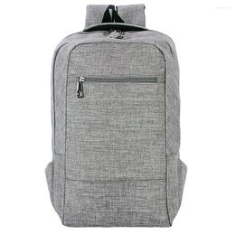 Backpack Man Blue Grey Laptop Computer Backpacks Casual Style Bags Large Male Business Travel Bag School