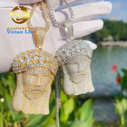 Fashion Jewellery Iced Out Vvs Moissanite Gold Plated Hip Hop Custom Pendant
