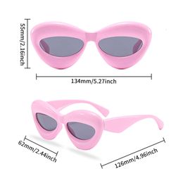 2023 New Children Fashion Colorful Lip Shaped UV400 Outdoor Girls Boys Cute Protection Sunglasses Kids Sun Glasses