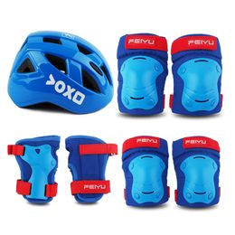 Sports Roller Skating Bicycle Protective Gear Sets Elbow Knee Pads Skateboard Ice Skating Hands Guard Protector for Kids Safety