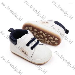 Primeiros Walkers Baby Shoes Sneaker Casual Spring e Autumn Soft PU TPR ÚNICO Anti-deslizamento fofo confortável de alta qualidade por 0-6-12 meses 130