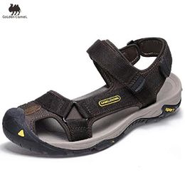 GOLDEN CAMEL Waterproof Hiking Mens Sandals Closed Toe Sport Beach Sandals Water Shoes for Men Summer Outdoor Wading 240511