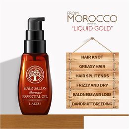 Shampoo Conditioner 40Ml Morocco Pure Argan Hair Essential Oil For Mti-Functional Scalp Treatment 6Pcs Drop Delivery Products Care Sty Otgqa