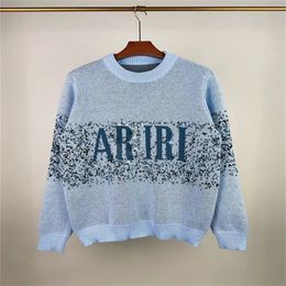 Women's Sweaters Knitted Embroidery Women Long Sleeve Knitwear Pullover Jumprt Female Clothing Solid Men Tops