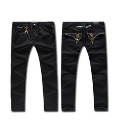 The new trend of style men039s jeans early autumn fashion casual slim fit micro stretch high waist Robin jeans men trousers8422400