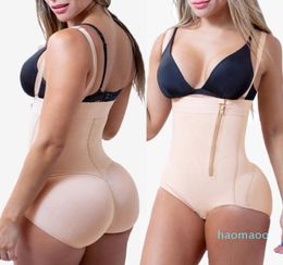 Plus Size Latex Sexy Women Body Shaper Post Liposuction Girdle Clip And Zip Bodysuit Vest Waist Shaper Reductoras Shapewear5395436