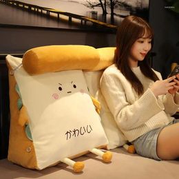 Pillow Cute Throw Pillows Floor Chair Sofa Household Decor Velvet Bed Triangular Bedside Lumbar Stuffed Anti-extrusion