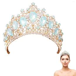 Headpieces Wedding Headwear Crystal Crown Tiara Hair Comb For Birthday Party Adult Ceremony
