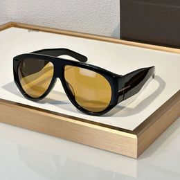 tom fords Shiny Black/Brown Pilot Sunglasses 1044 Men Women Shades Lunettes de Soleil Glasses Occhiali da sole UV400 Eyewear