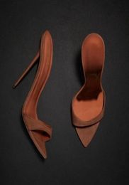 fashion chic sandals open toes strap stiletto heel Micro Suede high heels women party footwear big size 46 designer shoe8898709