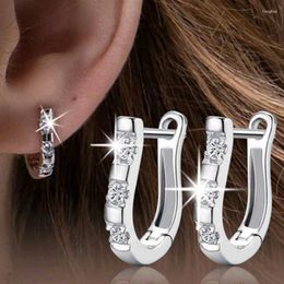 Stud Earrings 1Pair Simple Ear For Women Exquisite Diamonds Beautiful Harp Design 2024 Test Accessory Party Decor
