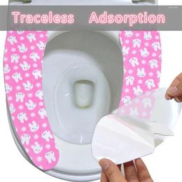 Toilet Seat Covers 5PCS Tailorable Universal StickyToilet Cover Mat Closestool All Season Washable Bathroom Cushion