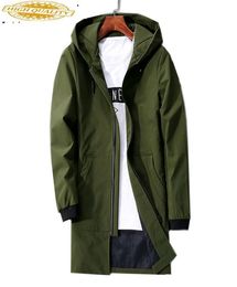 Men039s Jackets Green Mens And Coats Casual Windbreaker Hooded Men Jacket Plus Size 4XL Outwear Coat Clothes FYY5728910043