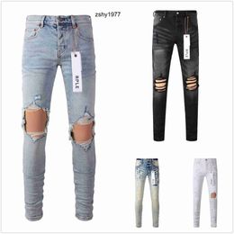 purple jeans womens designer jeans for mens high quality jeans ripped slim fit motorcycle bikers pants for men fashion mens design streetwear slim jeans size 28-40