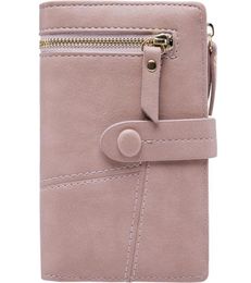 Orginal Design Women039s Rfid Blocking Small Wallets Compact Bifold Leather Pocket Wallet Ladies Mini Purse with id Window2105318
