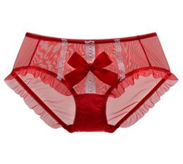 Women039s Panties Sexy Lace Seamless Underwear Sissy Transparent Thongs Low Waist Exotic Lingerie GString Lady Briefs Underpan6751516