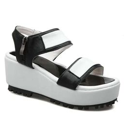 Sandals Spring s Summer Women Bottom Thick Casual Movement Platform Zipper Shoes Big Size 798 Sandal 531 Caual Shoe