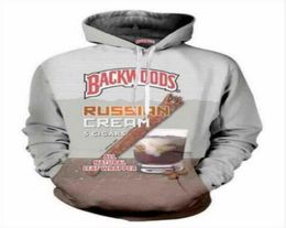 Out Fashion Streetwear 3D HD Print Casual Backwoods Hoodies Sweatshirts Men Women Hoodie Jacket Coat LMS0492542625