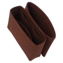 Felt Cloth Bag Liner For Pochette Metis East Weat Bag Multi-functional Travel Insert Bag Makeup Organiser Shaper Bag