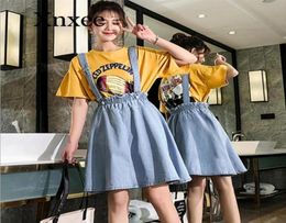 Skirts Cute Elegant Sweet Casual Overalls Women Plus Size 5xl Loose Ruffles Summer Bud Jeans Midi Denim Fashion9573480