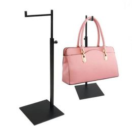 New arrival handbag display stand stainess steel Backpack display rack adjustable metal bags wig Purse display holder rack 3294227