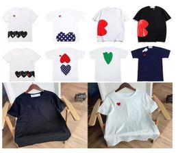 2021 Summer tshirt Designer T Shirts Men Tops Love red heart Letter Embroidery Mens Women Clothing Short Sleeved shirt womens Tee 7288034