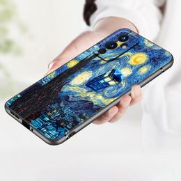 Van Gogh Star Art Black Phone Case For OnePlus 10T 10R 9RT 8T 7T Nord 2T N10 N100 N20 N200 CE2 Lite ACE Pro 5G Soft Cover