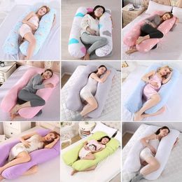 Maternity Pillows Pillow Women Support Body Maternity Cotton Side Shape Pillowcase Pregnancy Sleepers For Pillows Pregnant Q240527