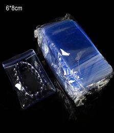 68cm 200PcsLot AntiOxidation Clear Poly Top Zip Lock Reusable Bags for Earring Jewellery Making Supplies Transparent Resealable P4778353