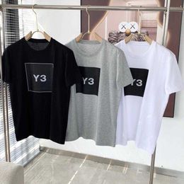 Men's T-shirts Plus Size Cotton T-shirt for Men and Women Round Neck Short Sleeve Sports Polo T-shirt with Y3 Print7adw