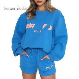 Whites Foxx Hoodies Short Luxury Women Designer Clothing Hoodies Tracksuit Fashion Sports Long Sleeves Pullover Hooded Woman Track Suits 7635