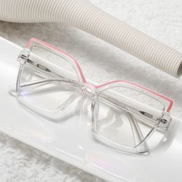 Alloy Frame Glasses Full Rim Eye Glasses Women Spring Hinges ShortSighted Oculos De Grau Spectacles 95977 240528