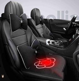 Pillow 12v Heated Car Seat Cover Heating Electric Cars Seats Protect Mat Cushion Keep Warm Universal in Winter Auto Interior V5821458