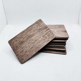 200 Pieces Wooden Eco Friendly Blank Printable 13.56MHZ NFC Contactless Bamboo Gift Business Card
