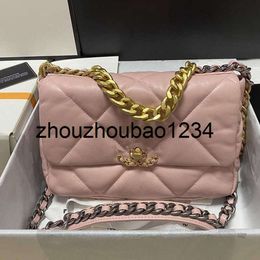 channelbags cc bag 10A Pink designer tote Handbag luxury Crossbody Bags Chain Purse Women Real Leather Classic CC 19 flap the totes top quality clutch Wallet 26CM/30CM