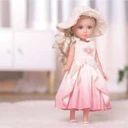 Girls Full Vinyl Princess Doll with Clothes Cut Madup Doll DIY Toys for Girl Friend Gift 14 inches 34cm 1/6 BJD 240513