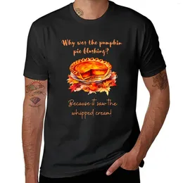 Men's Polos Witty Fall Quotes-witty Quotes-Pumpkin Pie- Theme For And Thanksgiving T-shirt Plus Size Tops Men