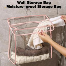 Storage Boxes Mobile Phone Pocket Bag Waterproof Wall With High Capacity Organizer Transparent Dust-proof