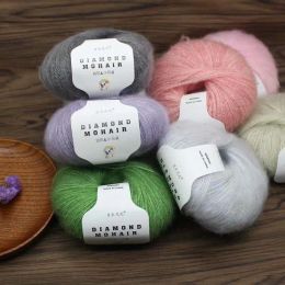 25g/Ball Mohair Cashmere Baby FLUFFY Wool Wholesale Yarn Sweater Knitted Soft Crochet Silk Knitting Shawl Thread