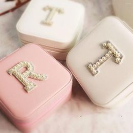 Party Favour Personalised Initial Jewellery Box Jewellery Storage Ring Travel Case Girls Gift For Her Valentines Da