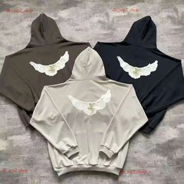 Gaps Hoodie Hoodie Original Quality Classic Western Luxury Hoodie Tripartite Joint Name Peace Dove Printed Couple Model be43