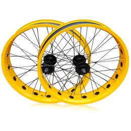 Kalosse 135/190MM Bearings Hubs 20 Inches Children Fat Bicycle Wheel 20*4.0 Inches 80MM Beach bike wheels