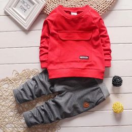 Clothing Sets Kids Clothes Boys Children Casual 2024 Fall Sleeve T-Shirt Long Pants Suit Boy Set