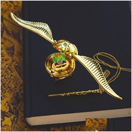 Jewelry Boxes Gold Snitch Diamond Ring Box Proposal Wedding Storage Metal Mistery Organizer For Small Things Drop Delivery Dhzky
