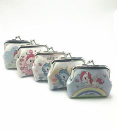 Unicorn Coin Bag Women Coin Purses Cartoon wallet fashion Pattern Cute Small Bag Clutch Zero Wallet K61246990105