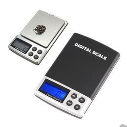 Scales Portable Pocket Digital Scale Mini Sier Coin Gold Diamond Jewelry Weigh Nce Weight Electronic Kitchen Drop Delivery Tools Equip Dh7A6