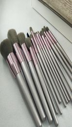 Brand high quality Makeup Brush 15PCSSet Brush With PU Bag Professional Brush For Powder Foundation Blush Eyeshadow9396683