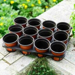 Plastic Grow Box Fall Resistant Seedling Tray For Home Garden Plant Pot Nursery Transplant Flower Seedling Pots 2020 Hot